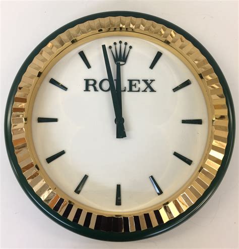 rolex wall clocks|rolex wall clock genuine.